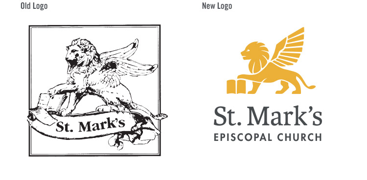 St. Marks Logo Old vs New