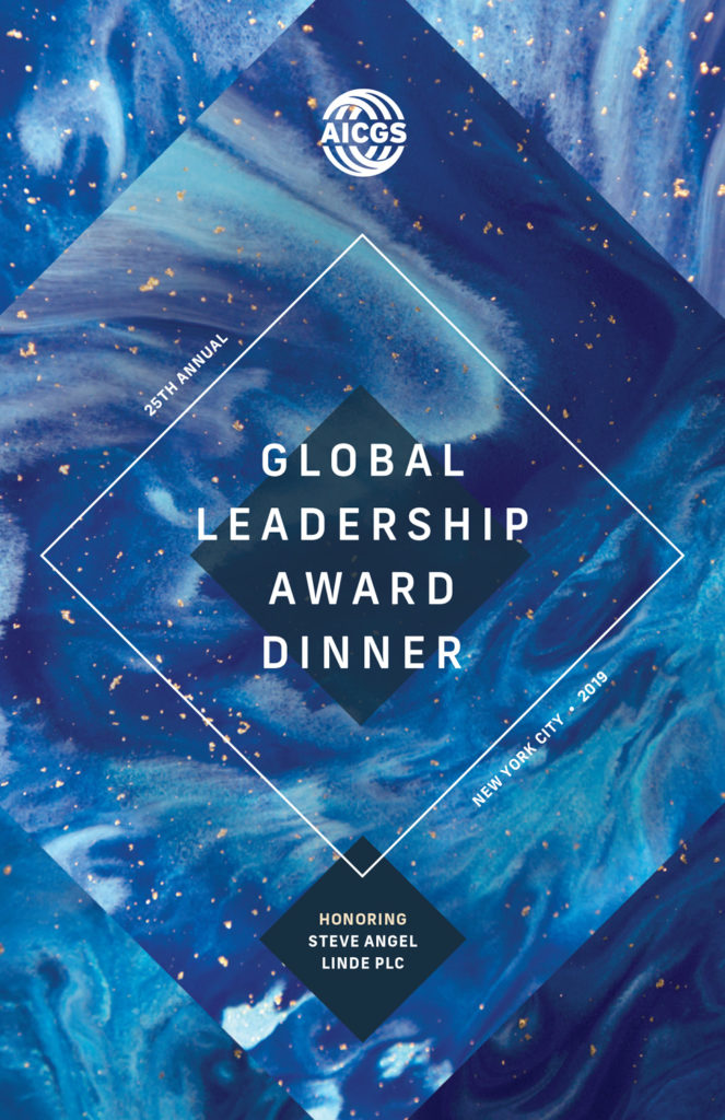 AICGS - Global Leadership Award Dinner 2019