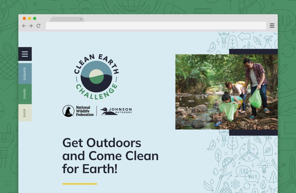 Clean Earth Challenge homepage hero
