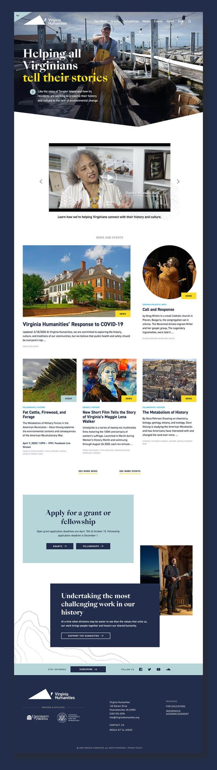 Virginia Humanities Website